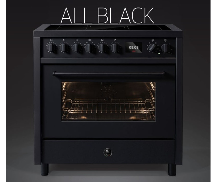 Steel EQ9F-5FI NF Enfasi inductie fornuis zwart - All Black serie
