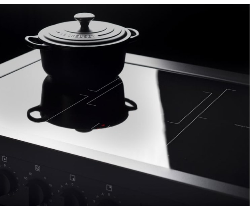 Steel EQ9F-5FI NF Enfasi inductie fornuis zwart - All Black serie