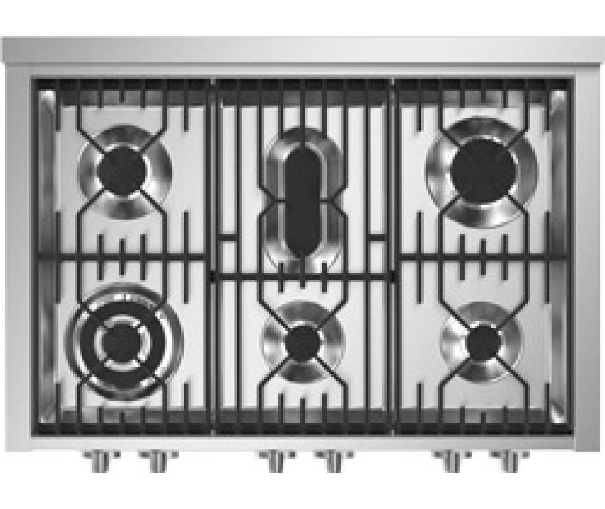 Steel G9-6W Genesi tussenbouw kookplaat