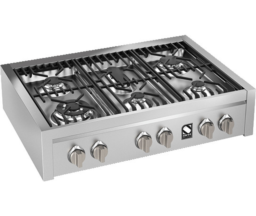 Steel G9-6W Genesi tussenbouw kookplaat