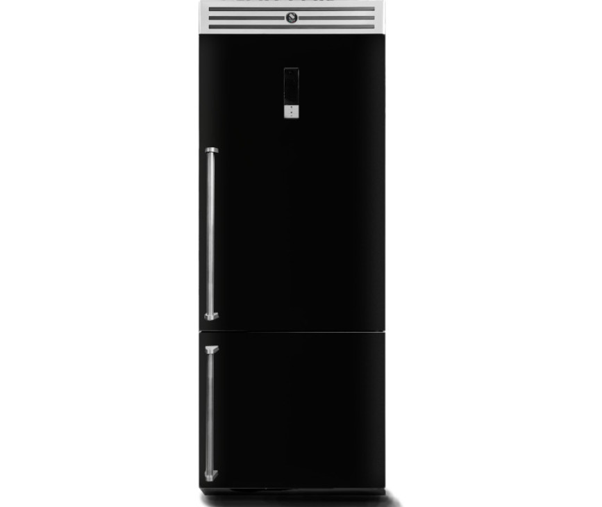 Steel GQFR-7 SX koel/vriescombinatie - Genesi - nero