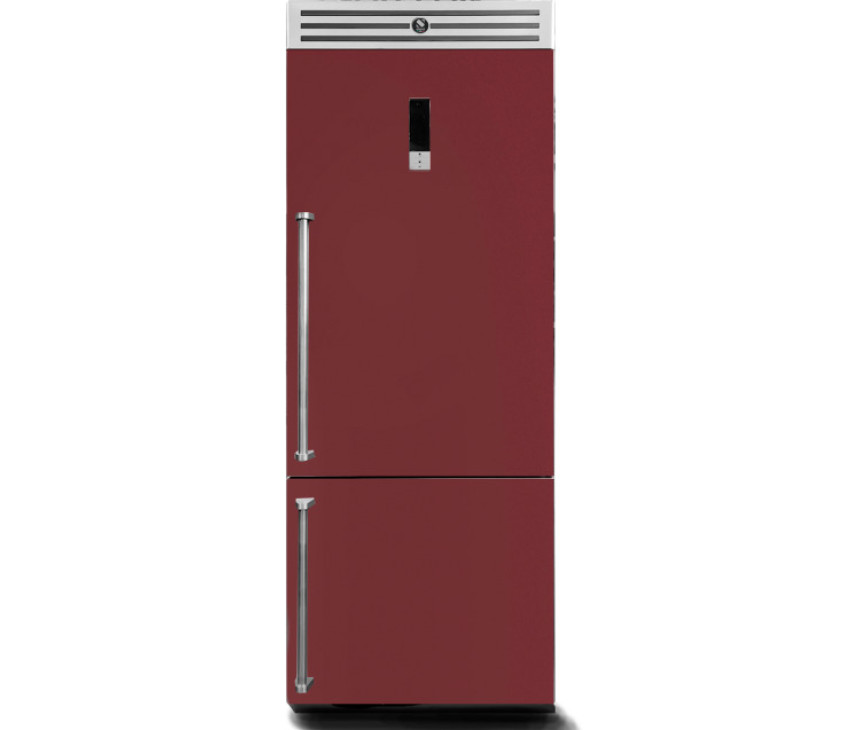 Steel GQFR-7 SX koel/vriescombinatie - Genesi - bordeaux