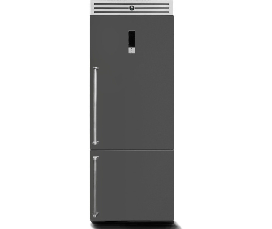 Steel GQFR-7 SX koel/vriescombinatie - Genesi - antracite