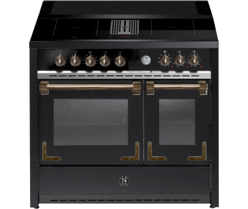 Steel X10FF-4FIKW fornuis met afzuiging