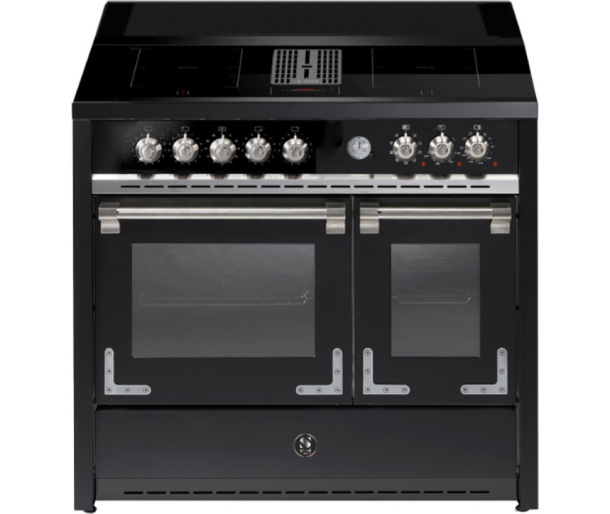 Steel X10FF-4FIKW fornuis met afzuiging
