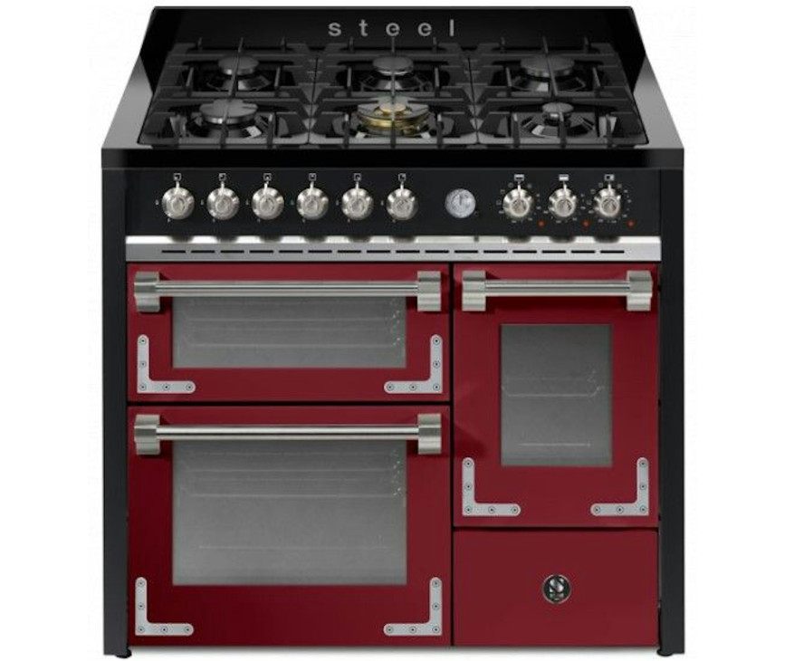 Steel XQ10FFF-6 Oxford gas fornuis - meerdere kleuren leverbaar