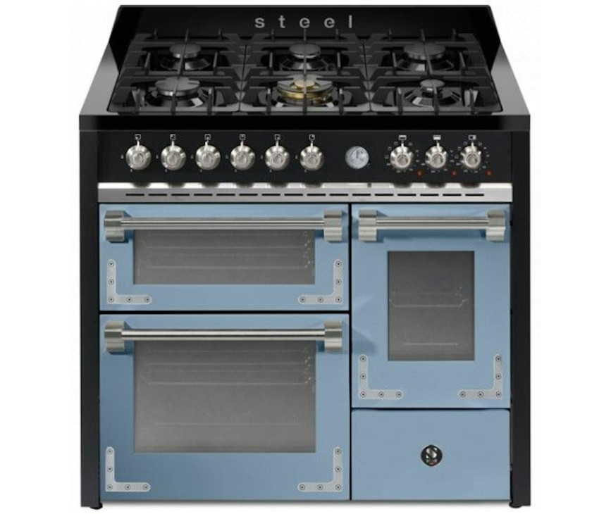 Steel XQ10FFF-6 Oxford gas fornuis - meerdere kleuren leverbaar