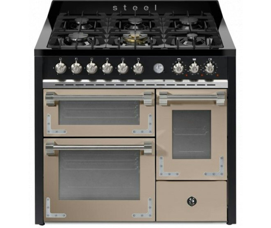 Steel XQ10FFF-6 Oxford gas fornuis - meerdere kleuren leverbaar