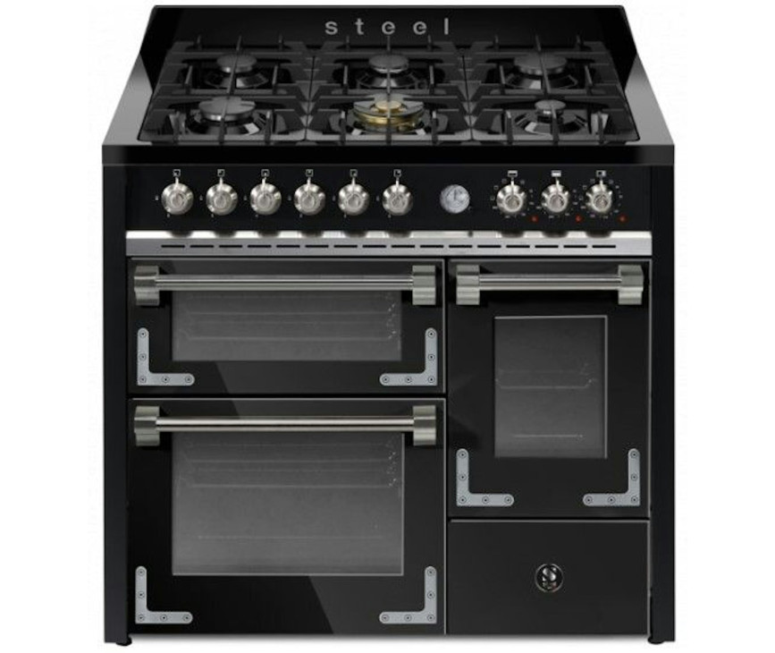 Steel XQ10FFF-6 Oxford gas fornuis - meerdere kleuren leverbaar