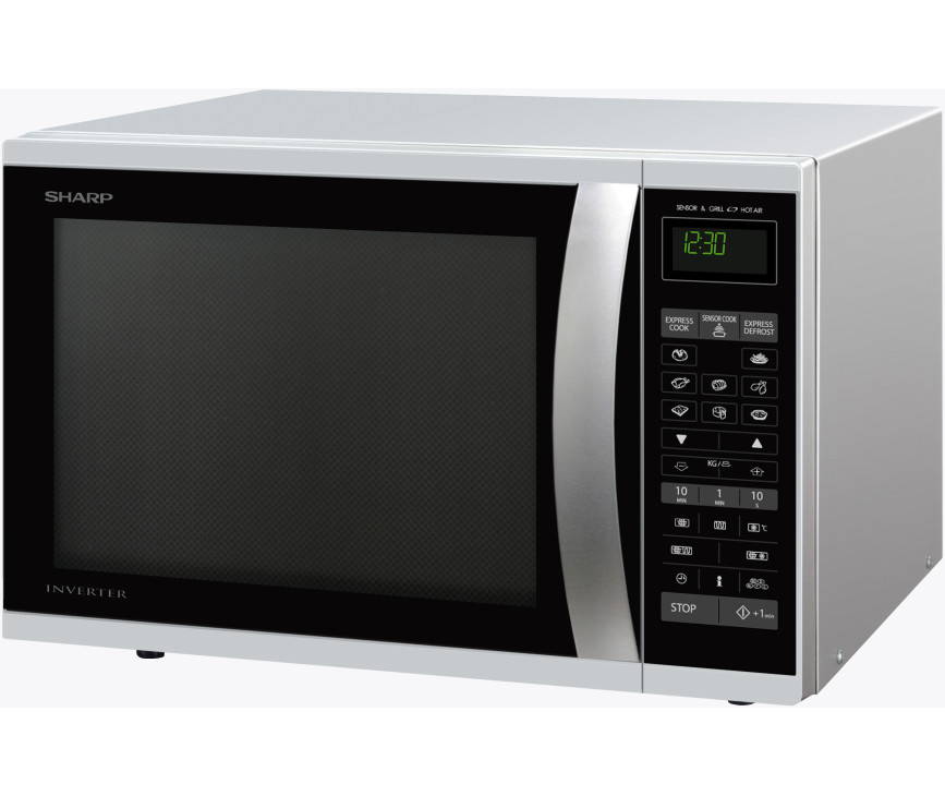 Sharp R971INW combi-magnetron - vrijstaand - rvs