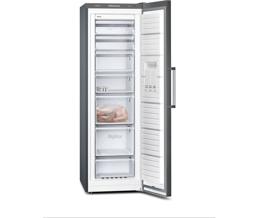 Siemens GS36NVXEV kastmodel vriezer / vrieskast - blacksteel