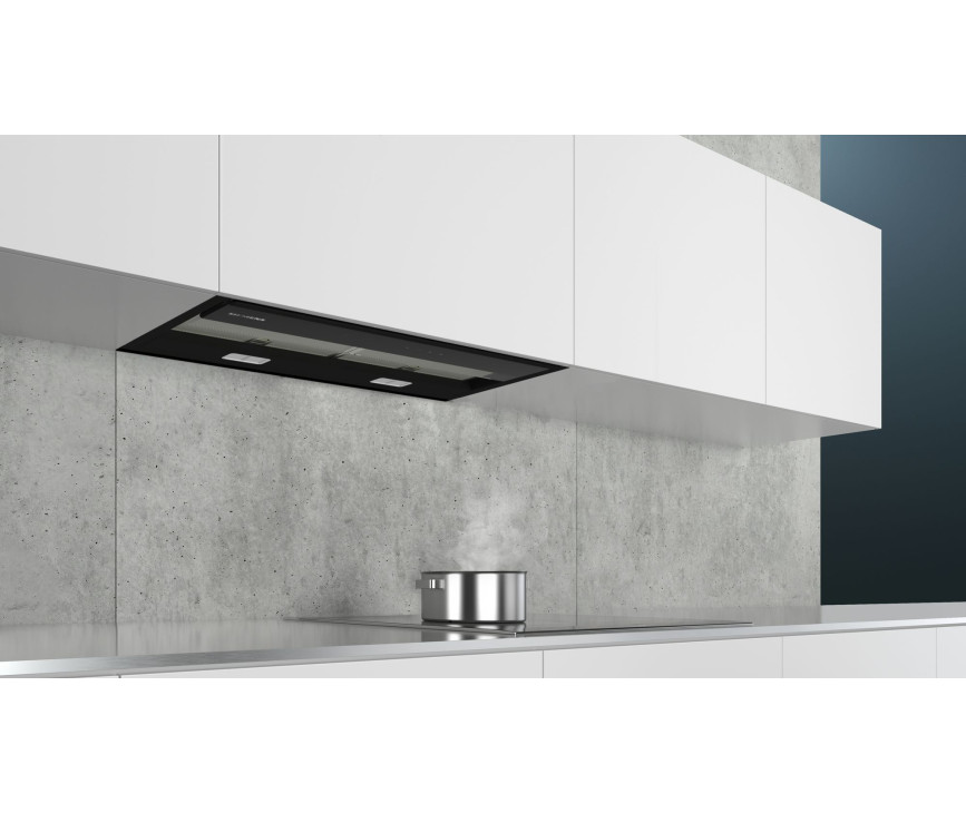 Siemens LJ67BAM60 inbouw afzuigkap - blokdesign - zwart