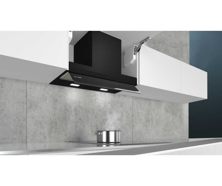 Siemens LJ67BAM60 inbouw afzuigkap - blokdesign - zwart