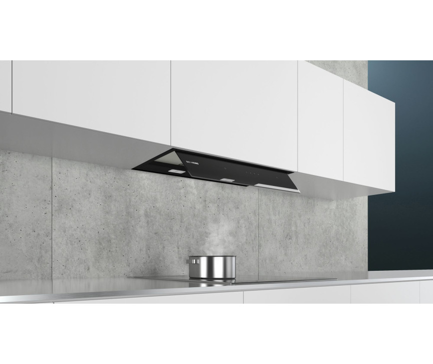 Siemens LJ67BAM60 inbouw afzuigkap - blokdesign - zwart