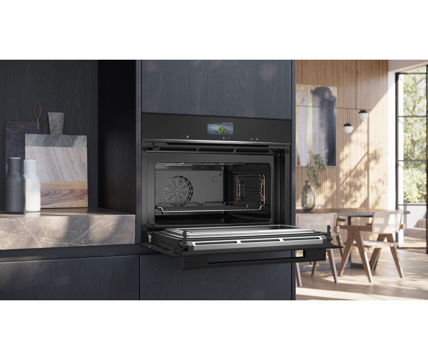 Siemens CM736G1B1 inbouw oven met magnetron - zwart