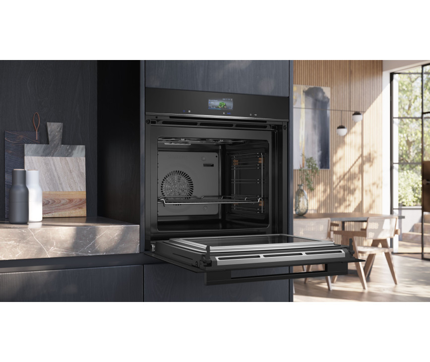 Siemens HM736G1B1 inbouw oven met magnetron - nis 60 - zwart