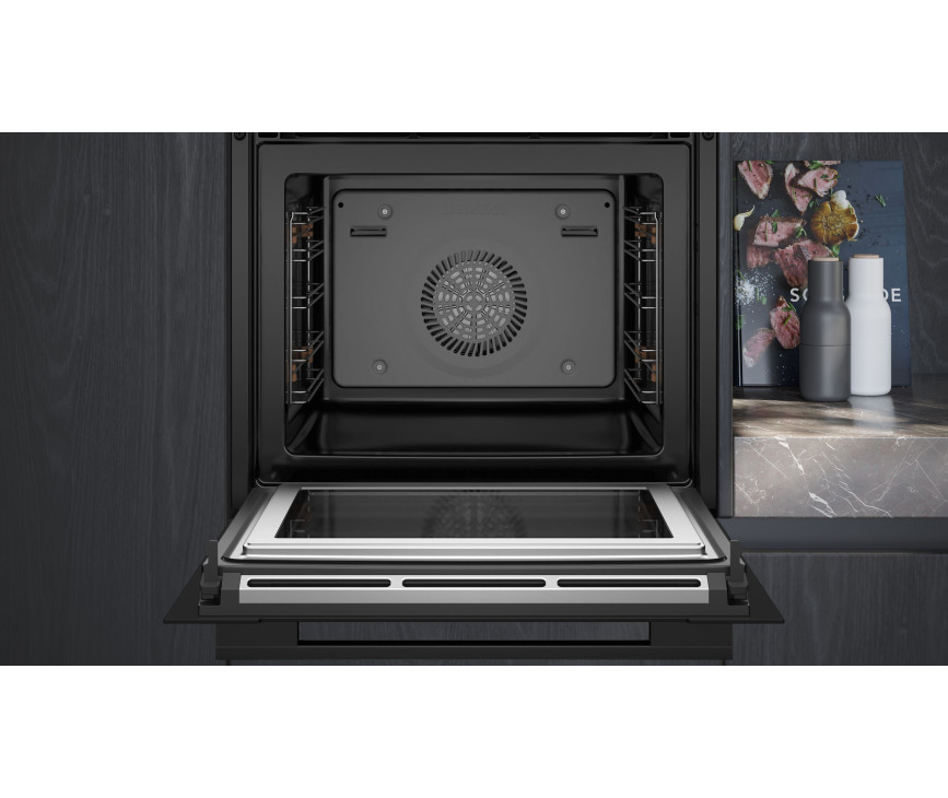 Siemens HM736G1B1 inbouw oven met magnetron - nis 60 - zwart