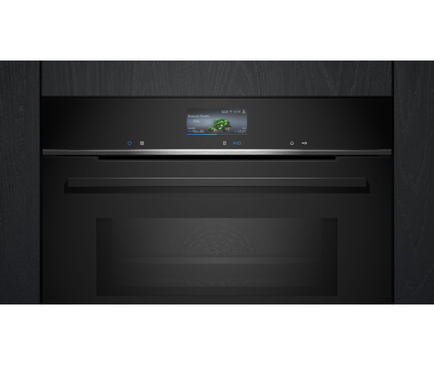 Siemens HM736G1B1 inbouw oven met magnetron - nis 60 - zwart