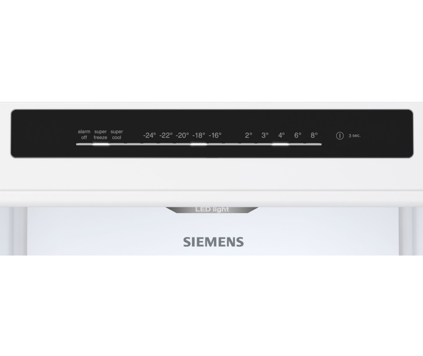 Siemens KG36N2LCF vrijstaande koelkast - rvs-look