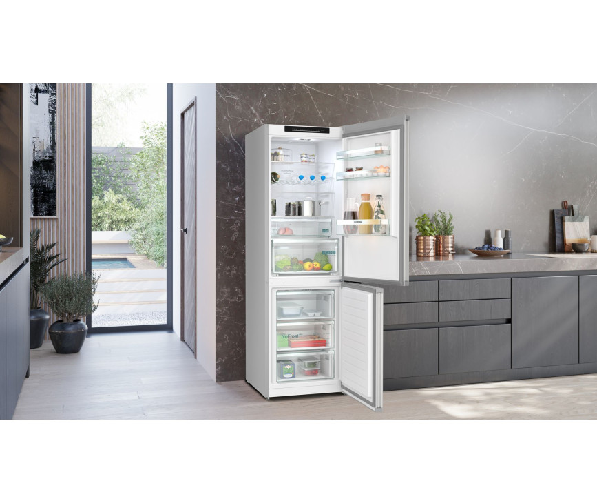 Siemens KG36N2LCF vrijstaande koelkast - rvs-look