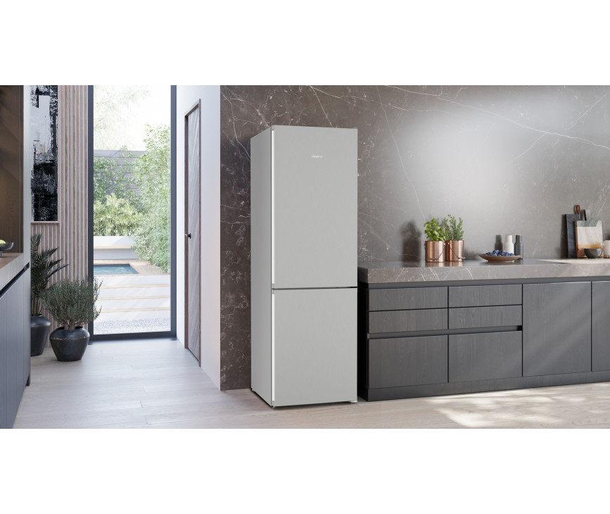 Siemens KG36N2LCF vrijstaande koelkast - rvs-look