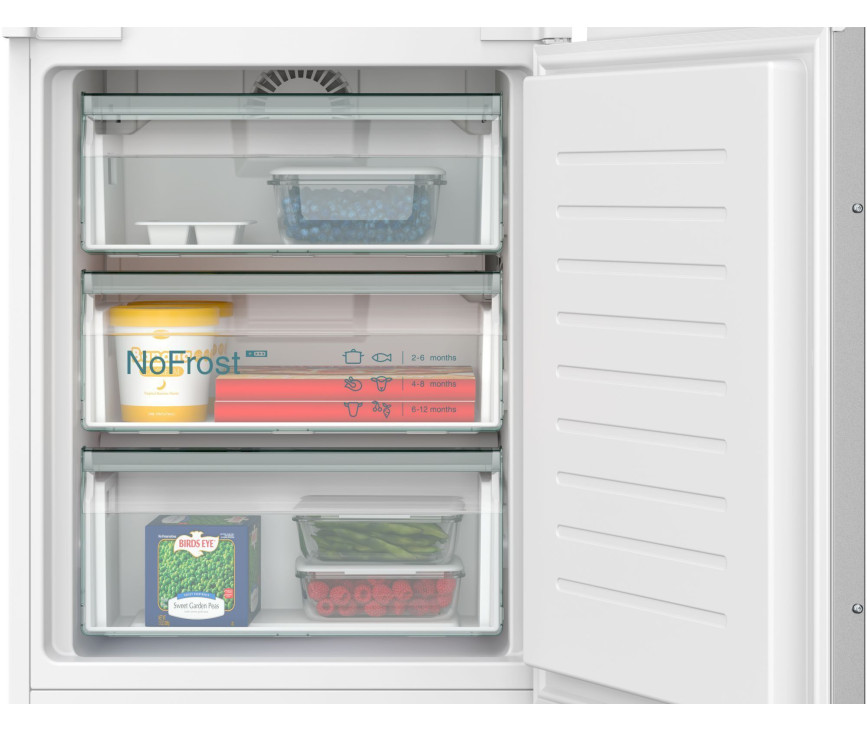 Siemens KI96NNSE0 inbouw koelkast - nis 194 cm - sleepdeur