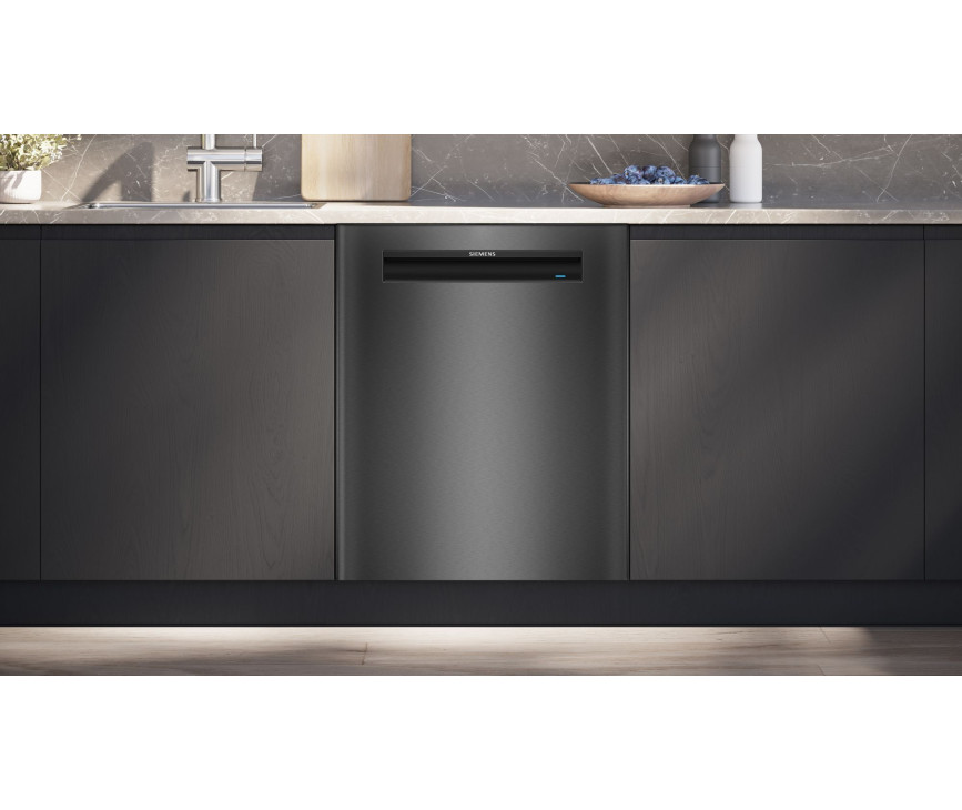 Siemens SN15ZC01CS onderbouw vaatwasser - iQ500  - 60 cm Black inox / blacksteel