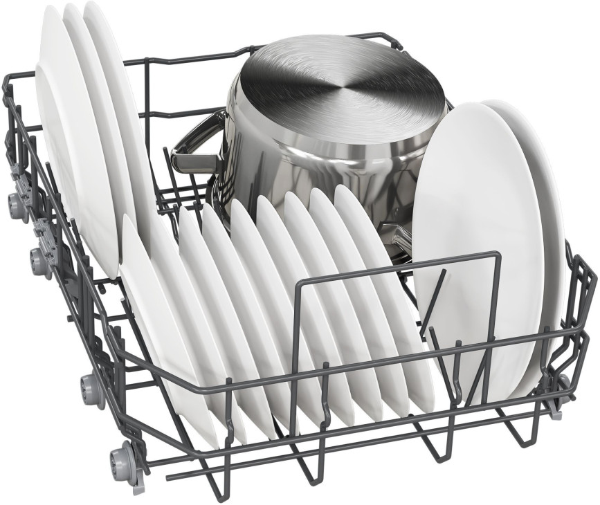 Siemens SR23HI52ME smalle vrijstaande vaatwasser - rvs-look - 45 cm