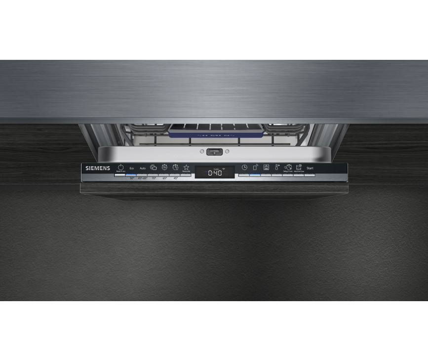 Siemens SR63EX24ME smalle 45 cm inbouw vaatwasser met besteklade