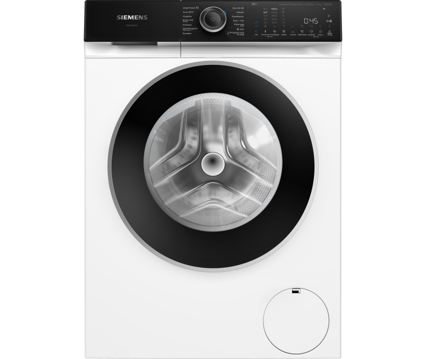 Siemens WG44H2A7NL wasmachine met AddedSteam en SmartFinish