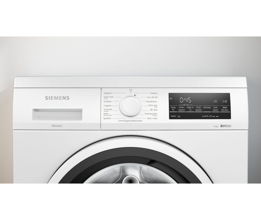 Siemens WU14UT20NL vrijstaand wasmachine - Wit