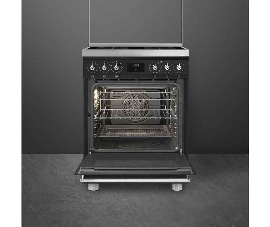 Smeg C6IPMBM2 inductie fornuis met pyrolyse - 60 cm