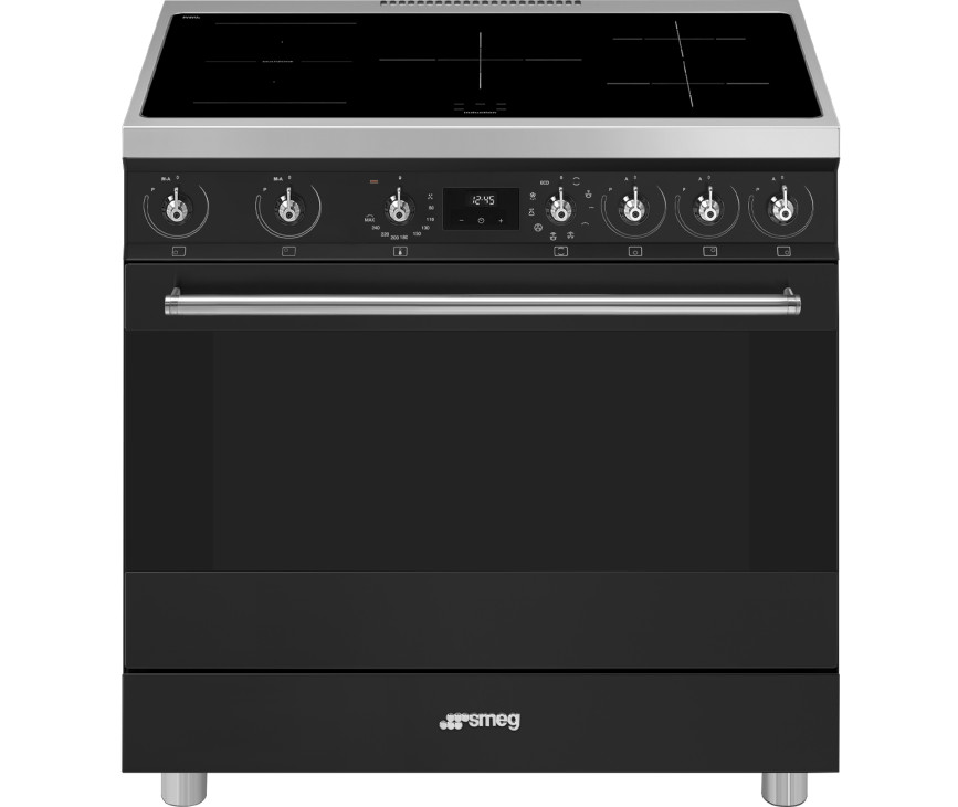 Smeg C9IMMB2 inductie fornuis - mat zwart - 90 cm