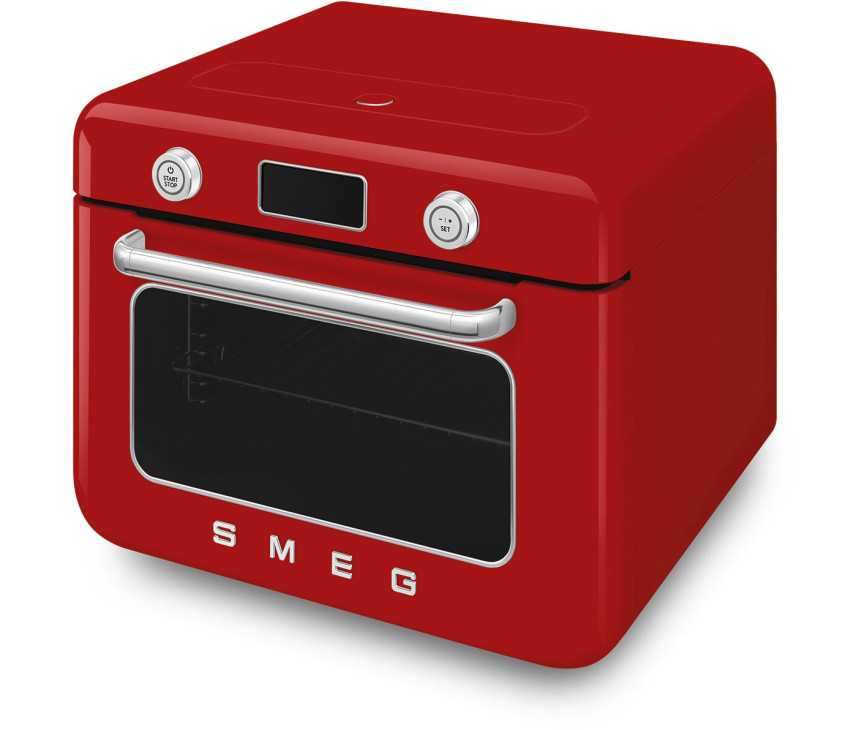 Smeg COF01RDEU vrijstaande combi-stoomoven - rood