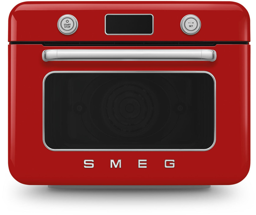 Smeg COF01RDEU vrijstaande combi-stoomoven - rood