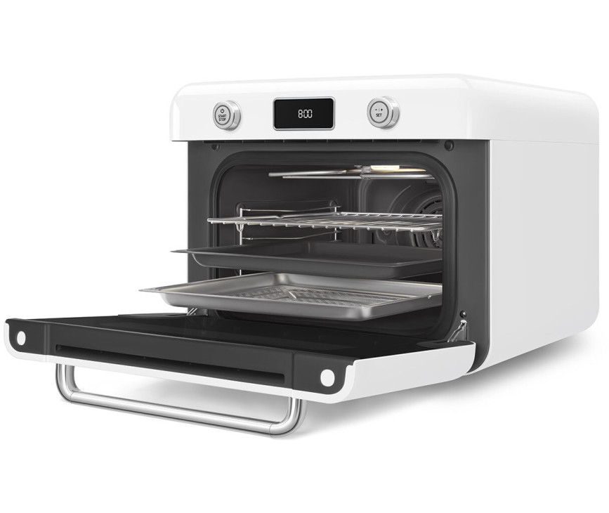 Smeg COF01WHEU vrijstaande combi-stoomoven - wit
