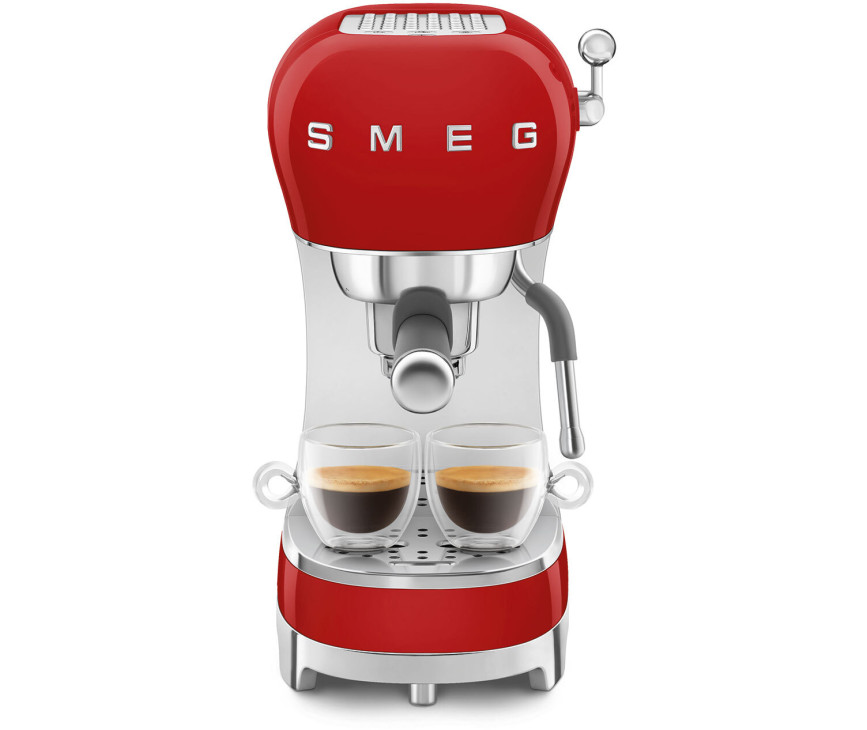 Smeg ECF02RDEU koffiemachine / espressomachine - rood