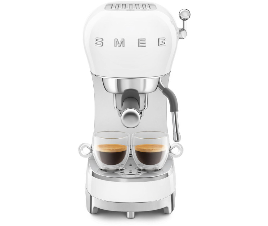 Smeg ECF02WHEU koffiemachine / espressomachine - wit