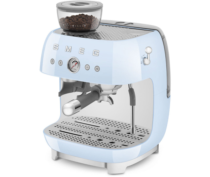 Smeg EGF03PBEU espresso koffiemachine - pastelblauw