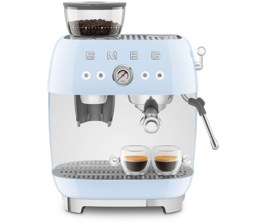 Smeg EGF03PBEU espresso koffiemachine - pastelblauw