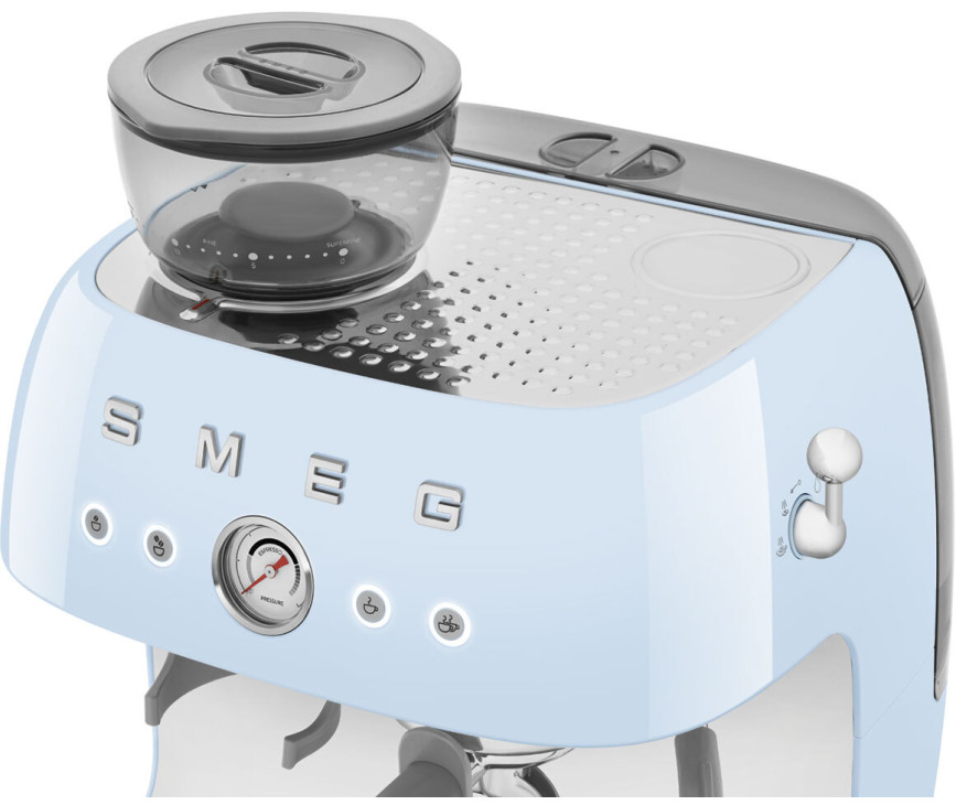 Smeg EGF03PBEU espresso koffiemachine - pastelblauw