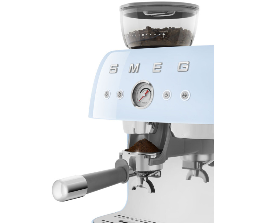 Smeg EGF03PBEU espresso koffiemachine - pastelblauw