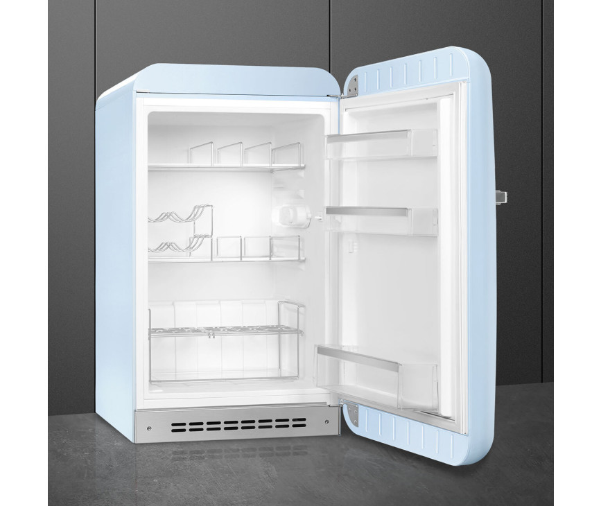 Smeg FAB10HRPB6 retro jaren 50 koelkast - pastelblauw - tafelmodel