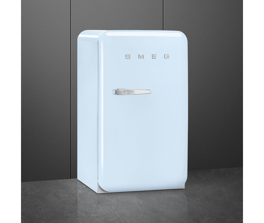 Smeg FAB10HRPB6 retro jaren 50 koelkast - pastelblauw - tafelmodel