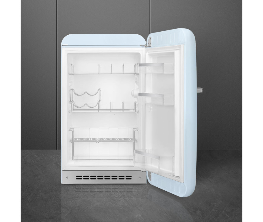 Smeg FAB10HRPB6 retro jaren 50 koelkast - pastelblauw - tafelmodel