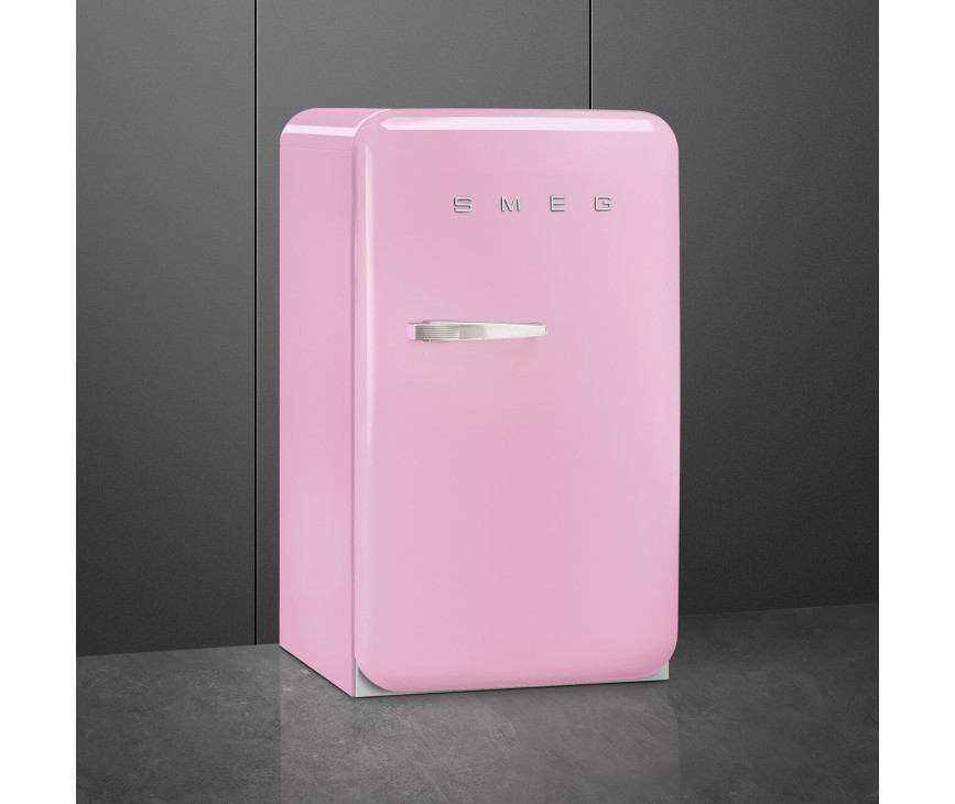 Smeg FAB10HRPK6 retro jaren 50 koelkast - roze - rechtsdraaiend