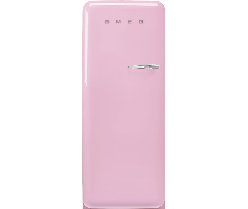 Smeg FAB28LPK6 retro jaren 50 koelkast - roze - linksdraaiend