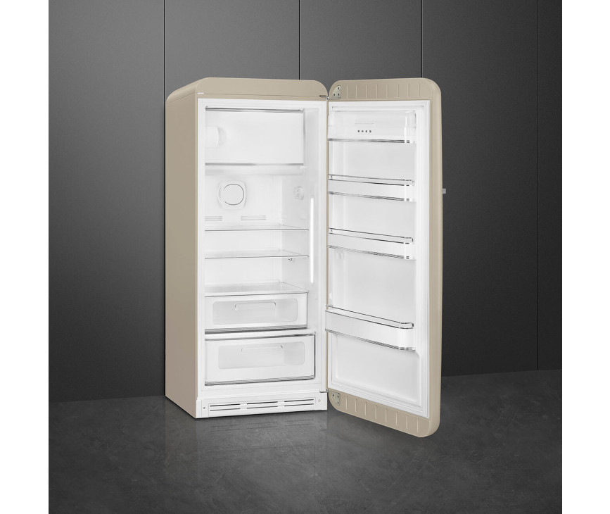 Smeg FAB28RDPP6 retro jaren 50 koelkast - Perfectly Pale