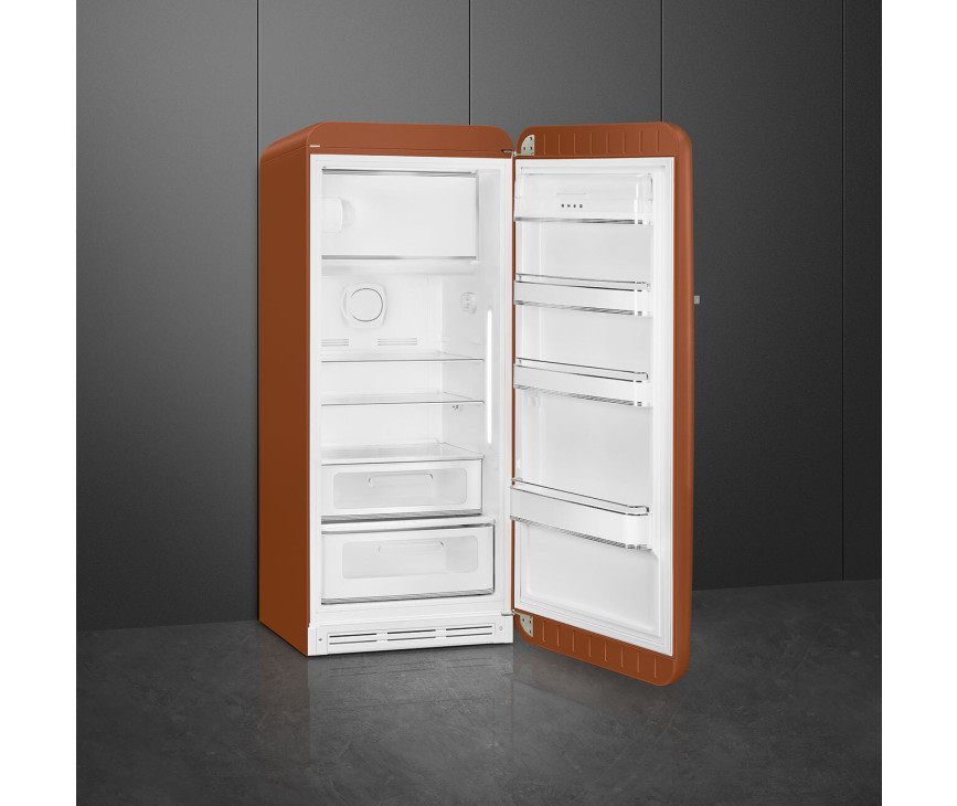 Smeg FAB28RDRU6 vrijstaand koelkast - oranje