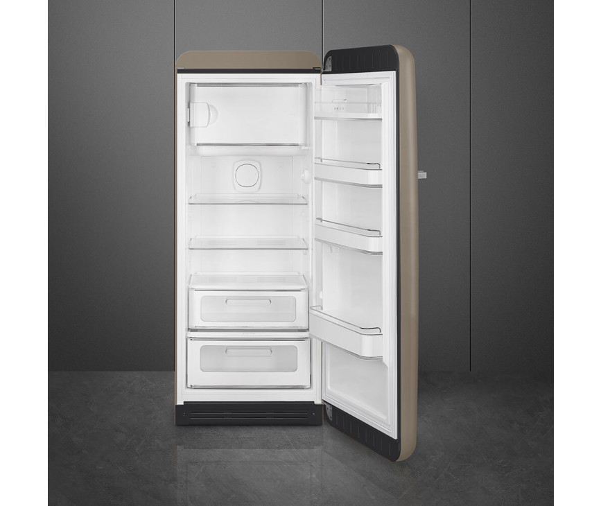Smeg FAB28RDTP6 vrijstaand koelkast - taupe